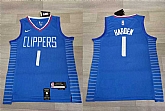 Clippers 1 James Harden Blue Nike 2023-24 City Edition Swingman Jersey,baseball caps,new era cap wholesale,wholesale hats